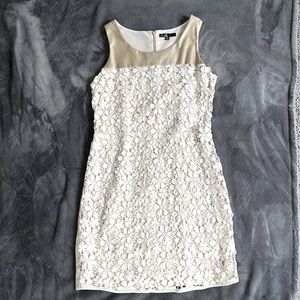 C. Luce Ivory and Platinum Gold Dress